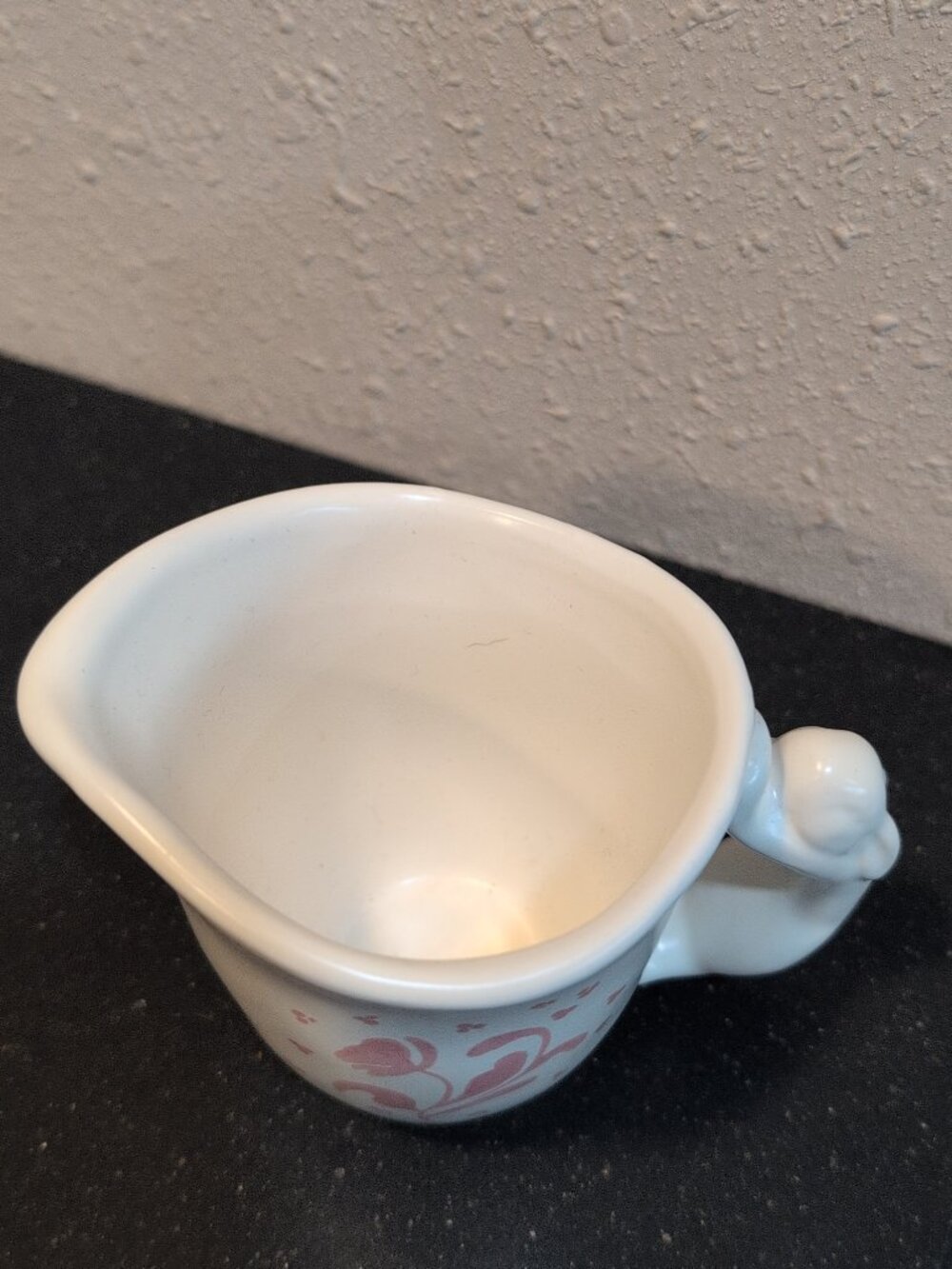 New Stoneware Creamer Pitcher Pink Threshold Easter Target 2026 Bunny Handle - Picture 5 of 9